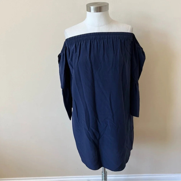 Lilly Pulitzer Sanilla 100% silk off the shoulder dress 5751 - Picture 4 of 10